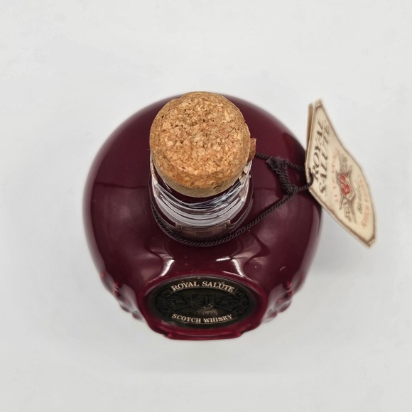 Royal Salute 21 Year Old Blended Scotch Whisky Red Ceramic Bottle Only - Picture 9 of 12